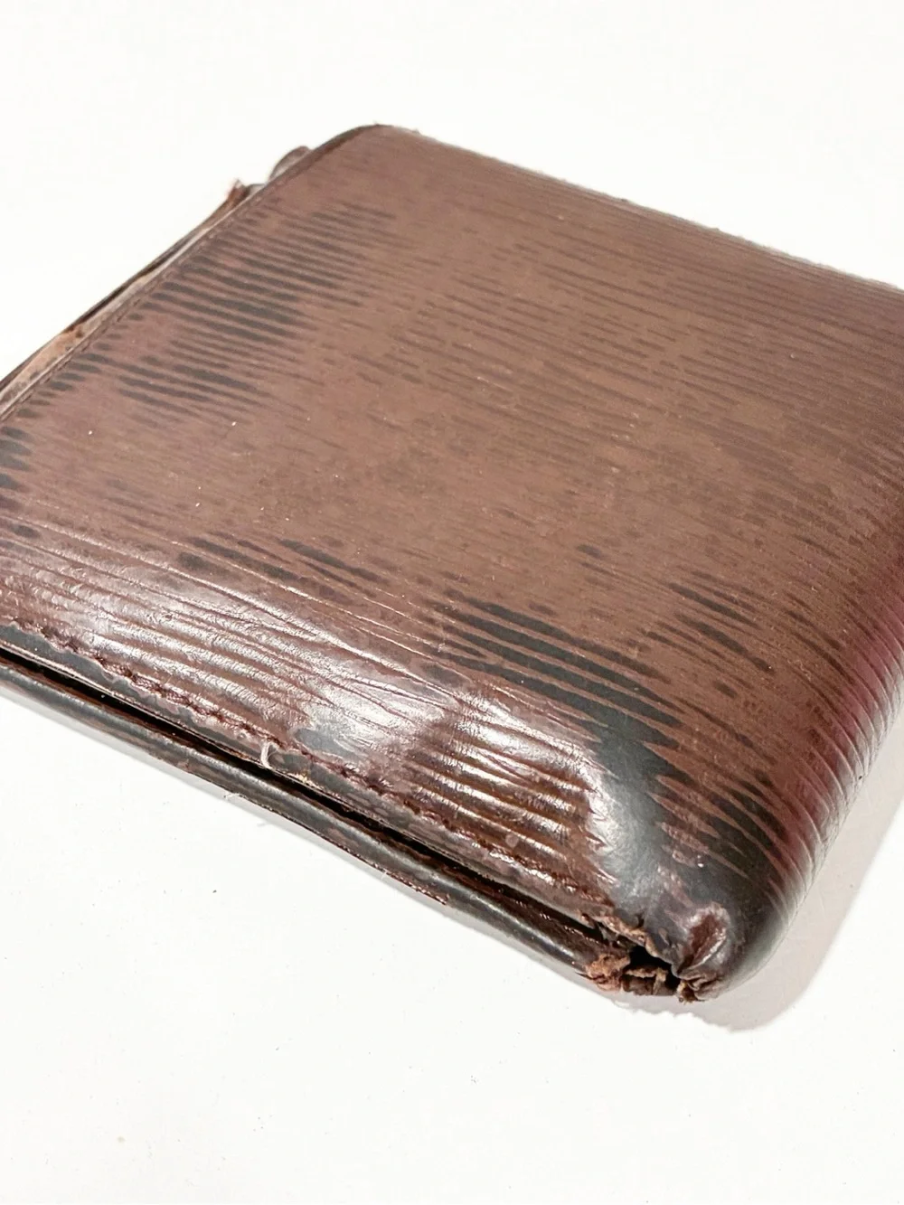 Louis Vuitton Marco Wallet Moka Epi Leather Brown Leather Multi Card